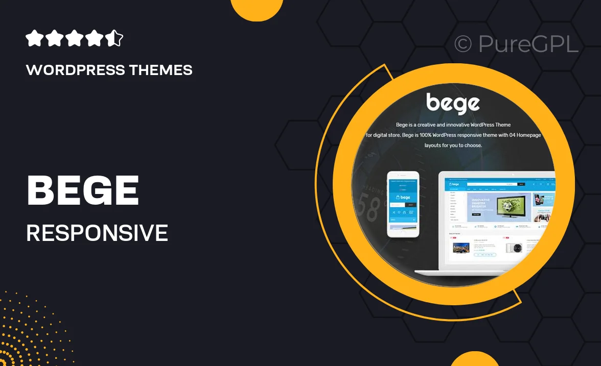 Bege – Responsive WooCommerce WordPress Theme