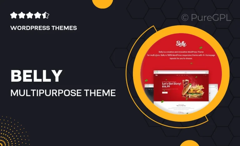 belly multipurpose theme woocommerce wordpress