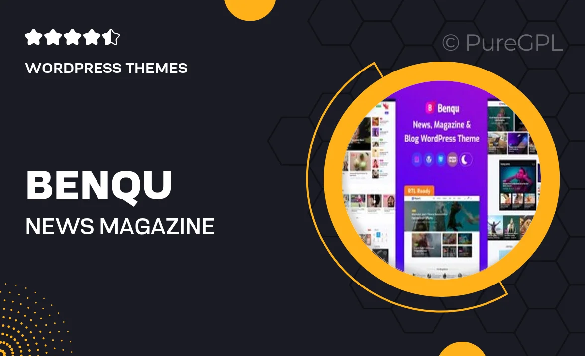 Benqu – News Magazine WordPress Theme