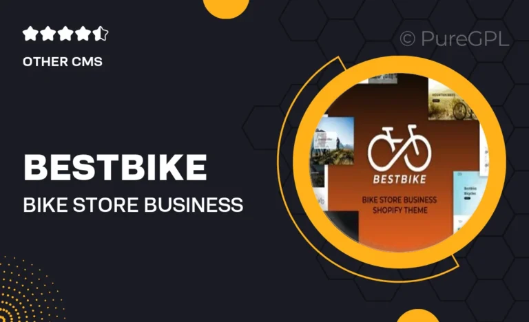 bestbike bike store business shopify theme