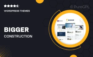 Bigger – Construction WordPress Theme
