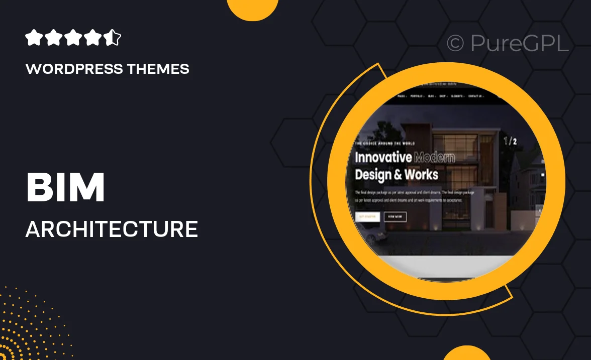 BIM – Architecture & Interior Design Elementor WordPress Theme
