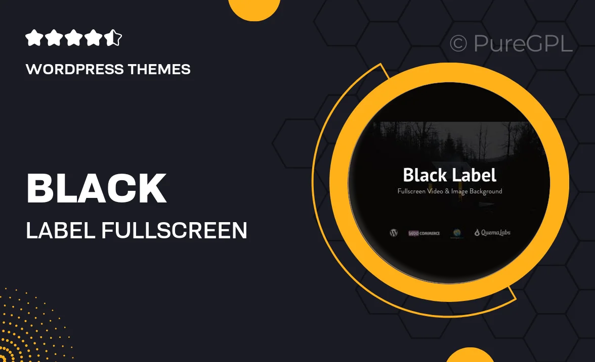 Black Label – Fullscreen Video & Image Background