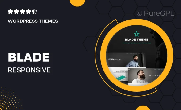 blade responsive multi functional theme