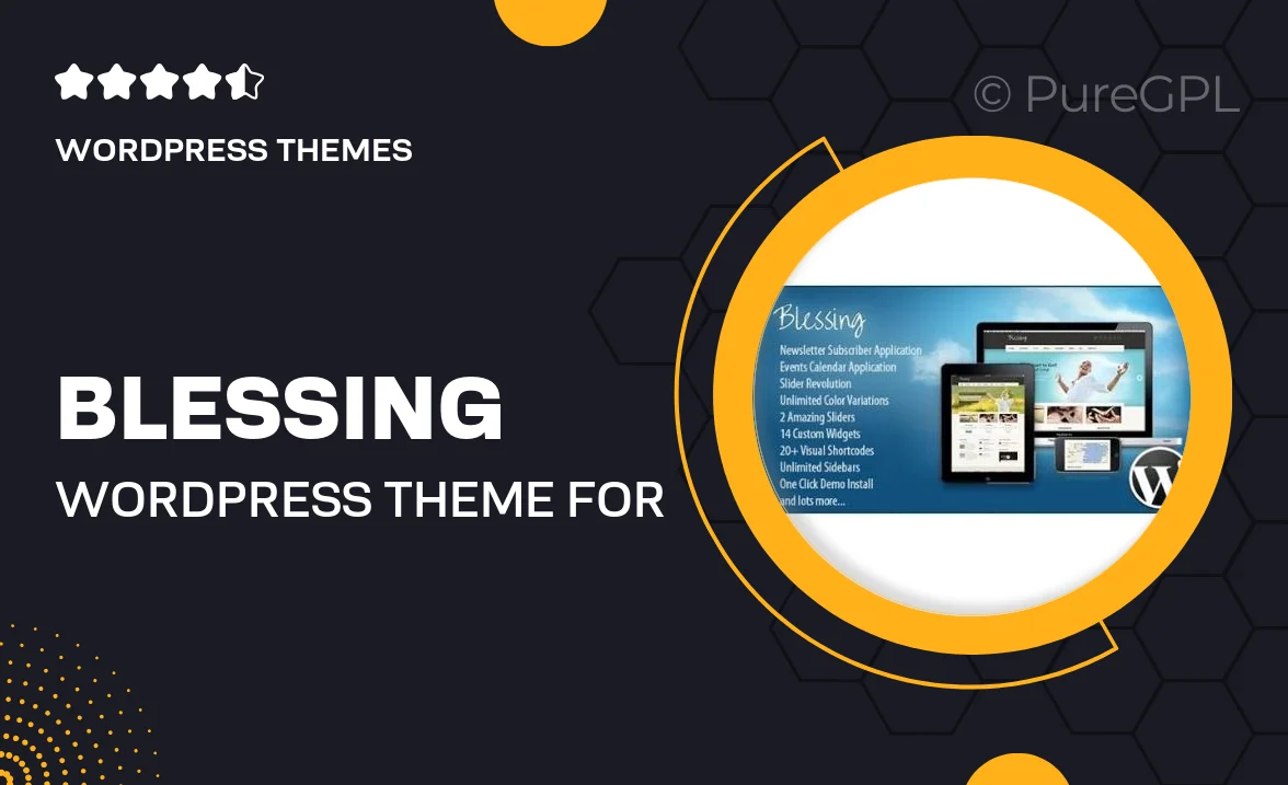 Blessing | WordPress Theme for Church and Charity Websites