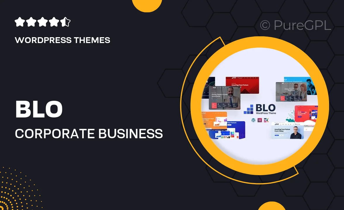 BLO – Corporate Business WordPress Theme