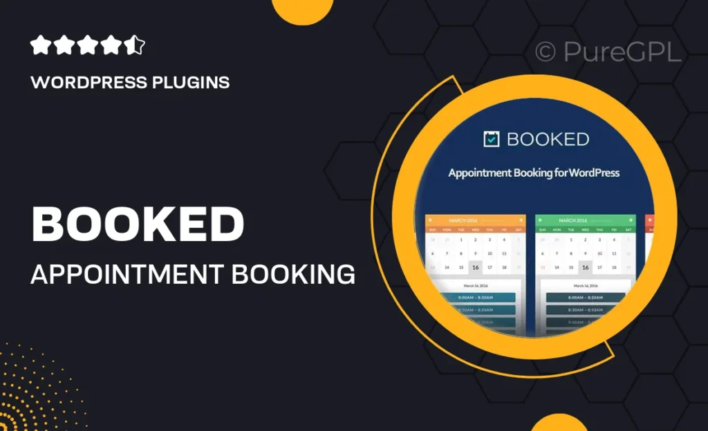 Booked – Appointment Booking for WordPress 17 Booked – Appointment Booking for WordPress