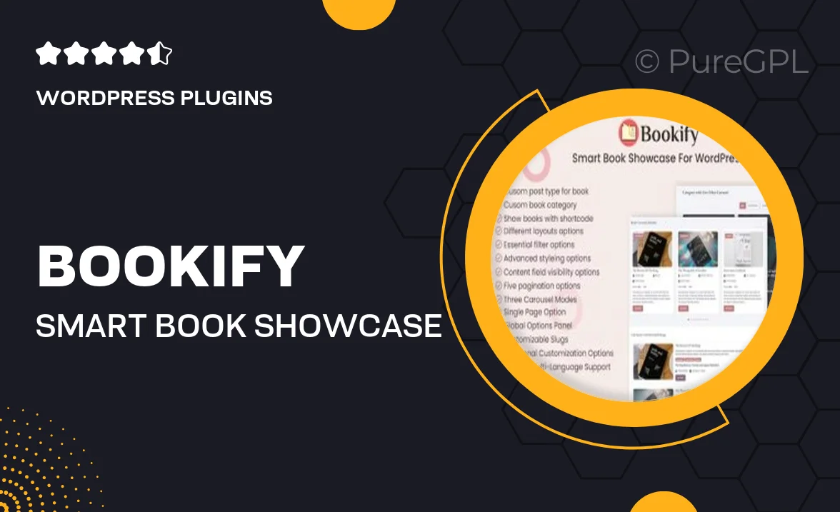 Bookify – Smart Book Showcase For WordPress