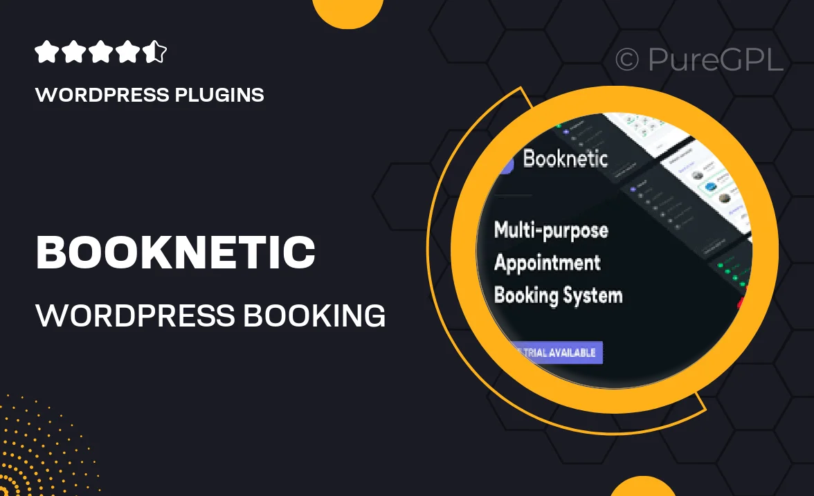 Booknetic – WordPress Booking Plugin for Appointment Scheduling