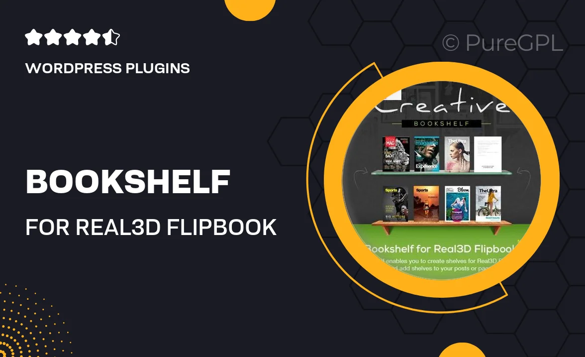 Bookshelf for Real3D Flipbook Addon