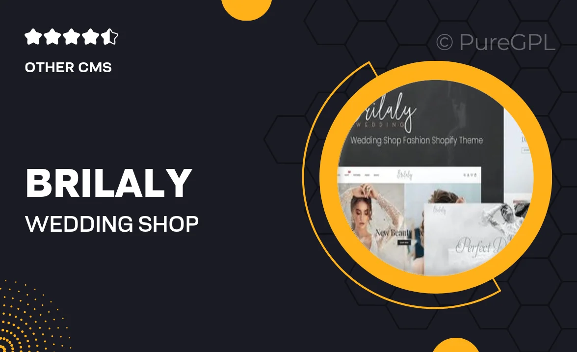 Brilaly – Wedding Shop Fashion Shopify Theme