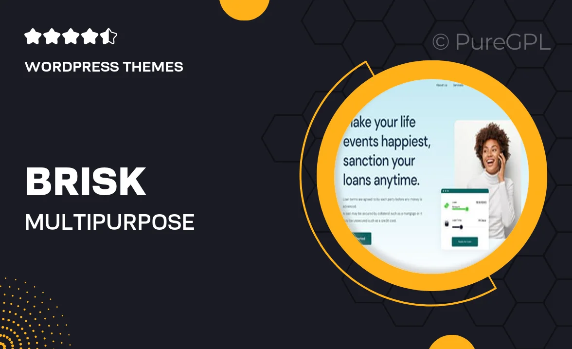 Brisk – Multi-Purpose Elementor WordPress Theme