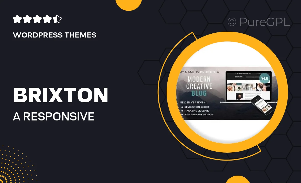 Brixton – A Responsive WordPress Blog Theme