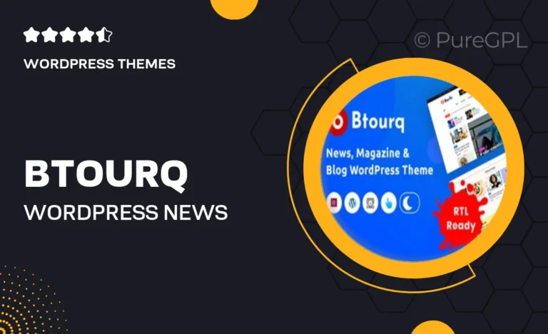 btourq wordpress news magazine theme