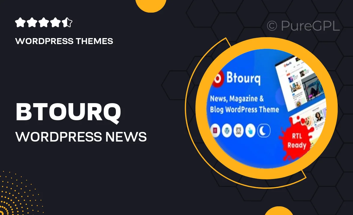 Btourq – WordPress News Magazine Theme