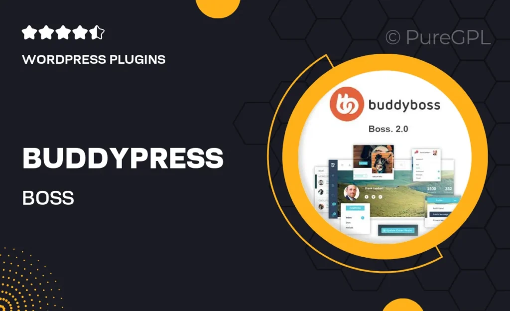 BuddyPress Boss 45 BuddyPress Boss