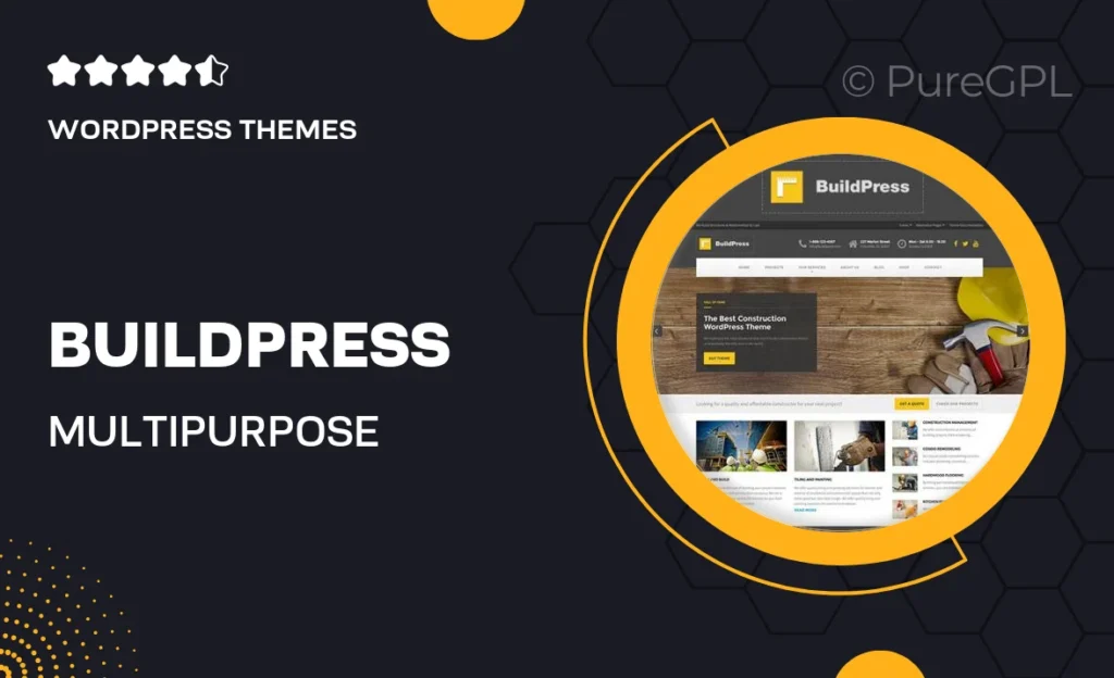BuildPress – Multi-purpose Construction and Landscape WP Theme 46 BuildPress – Multi-purpose Construction and Landscape WP Theme