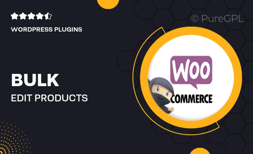 WooCommerce Bulk Edit Products, Prices & Attributes 45 Bulk Edit Products, Prices & Attributes
