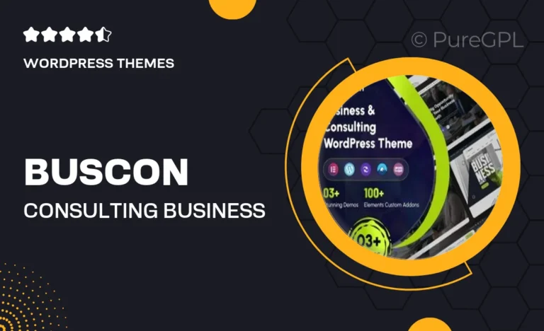 buscon consulting business wordpress theme