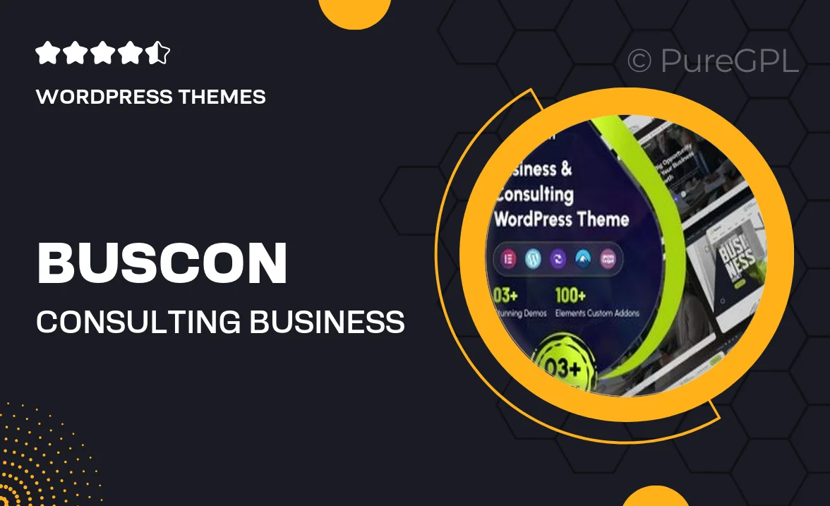 Buscon – Consulting Business WordPress Theme