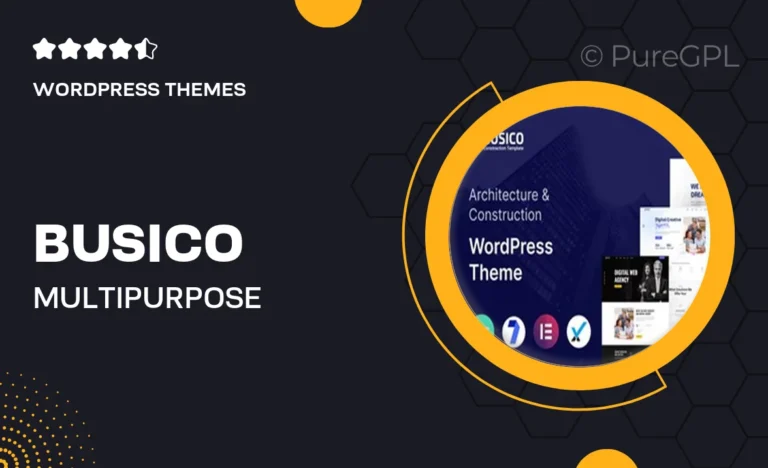busico multipurpose business technology theme