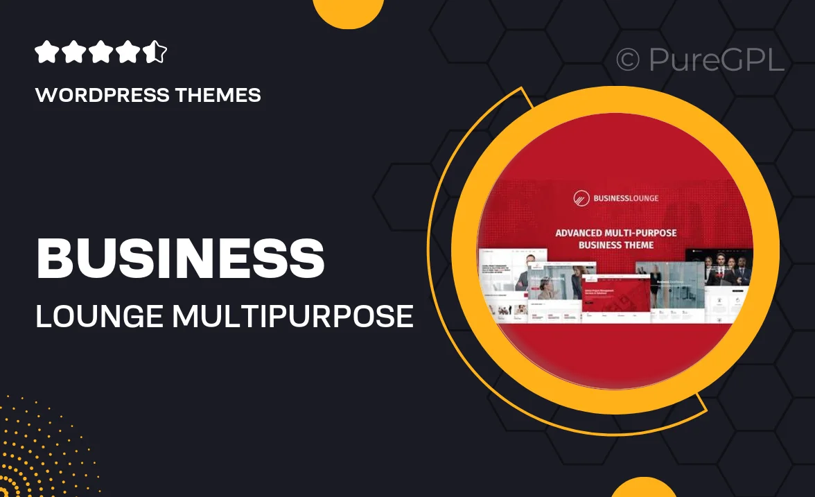 Business Lounge | Multi-Purpose Consulting & Finance Theme