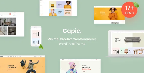 capie minimal creative woocommerce wordpress theme 1
