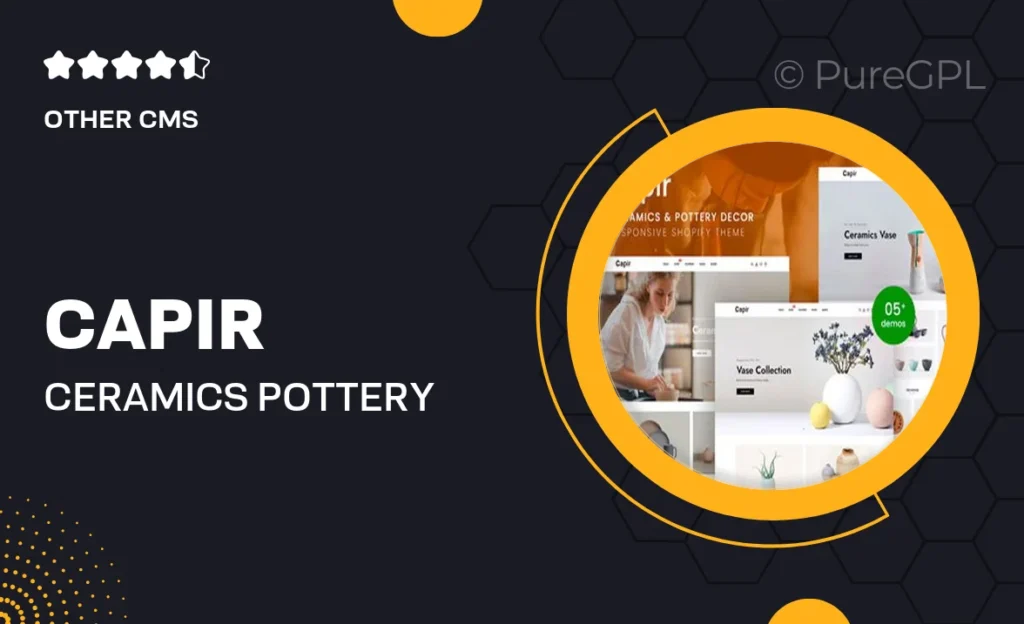 Capir – Ceramics & Pottery Decor Shopify 2.0 Theme 19 Capir – Ceramics & Pottery Decor Shopify 2.0 Theme