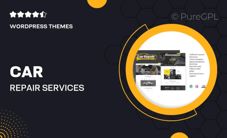 car repair services auto mechanic wordpress theme rtl