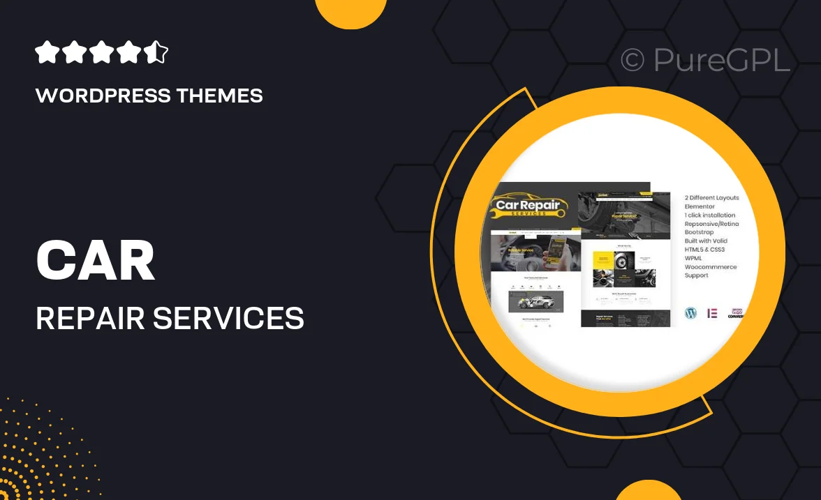 Car Repair Services & Auto Mechanic WordPress Theme + RTL