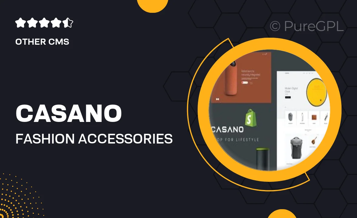 Casano – Fashion & Accessories Shopify Theme