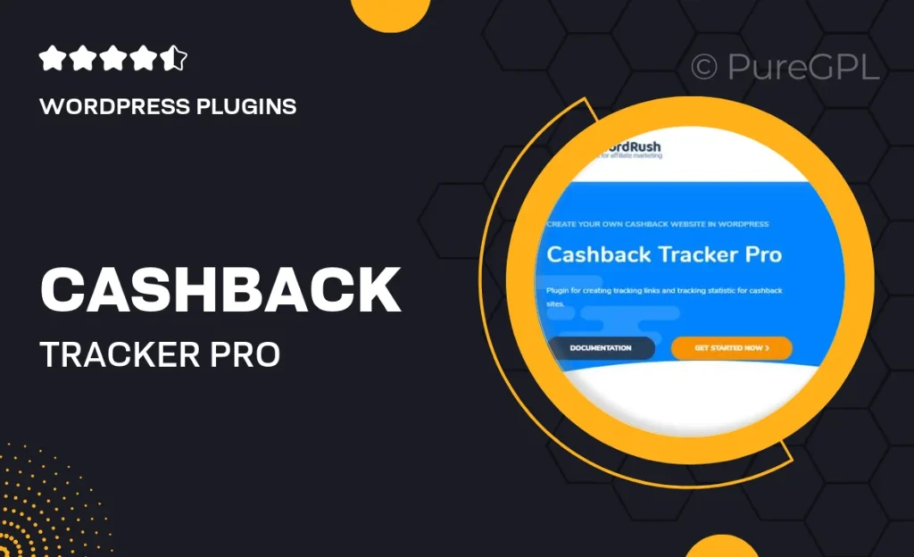 Cashback Tracker Pro WordPress Plugin 4 Cashback Tracker Pro WordPress Plugin