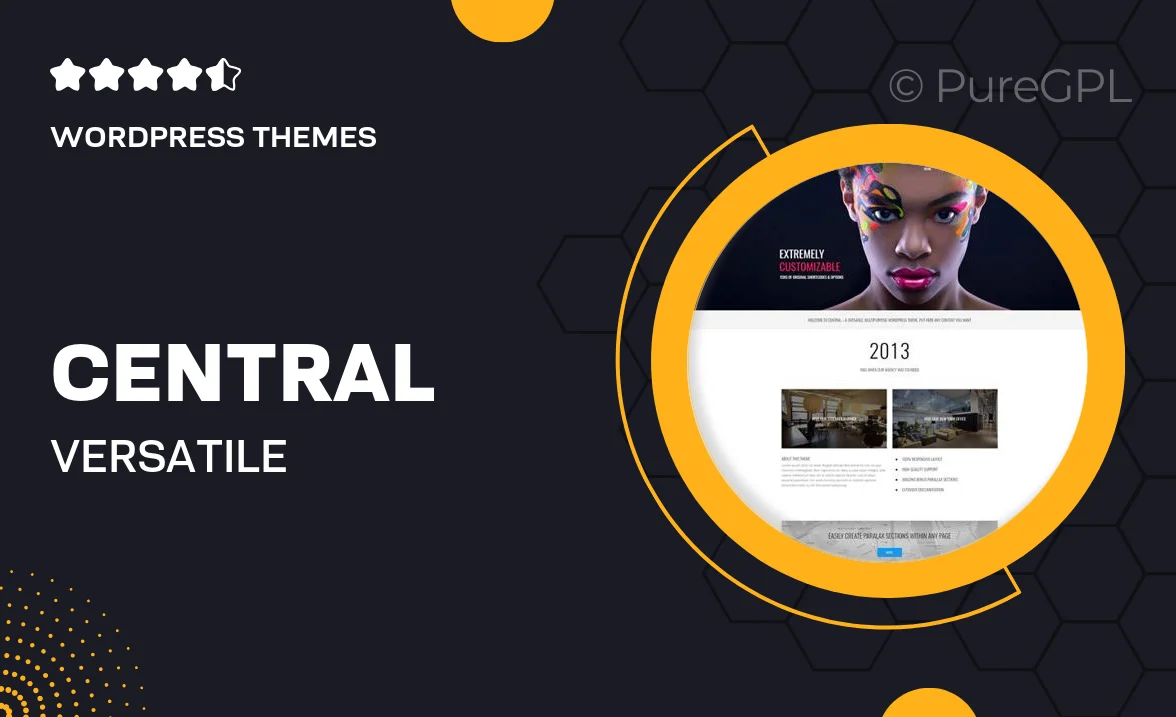 Central | Versatile, Multi-Purpose WordPress Theme