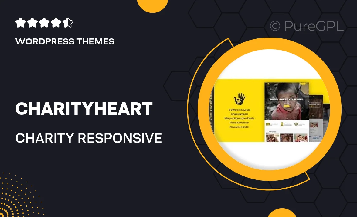 CharityHeart – Charity Responsive WordPress Theme