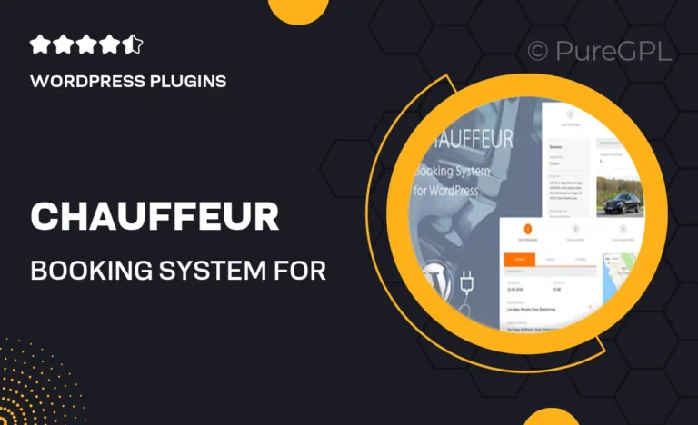 chauffeur booking system for wordpress