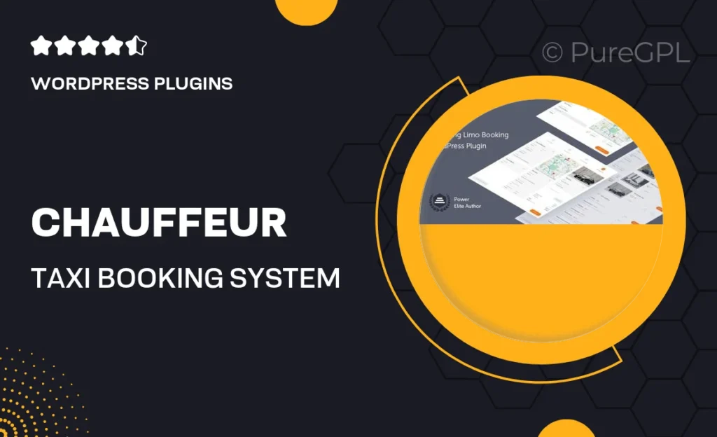 Chauffeur Taxi Booking System for WordPress 60 Chauffeur Taxi Booking System for WordPress