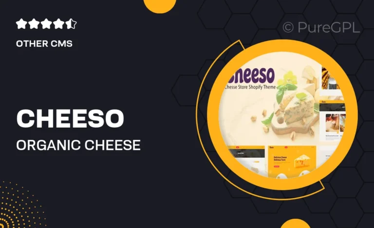 cheeso organic cheese products shopify store