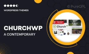 ChurchWP – A Contemporary WordPress Theme for Churches