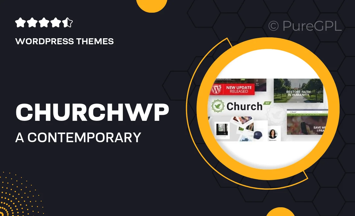 ChurchWP – A Contemporary WordPress Theme for Churches