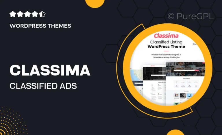classima classified ads wordpress theme