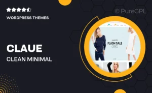 Claue – Clean, Minimal Elementor WooCommerce Theme