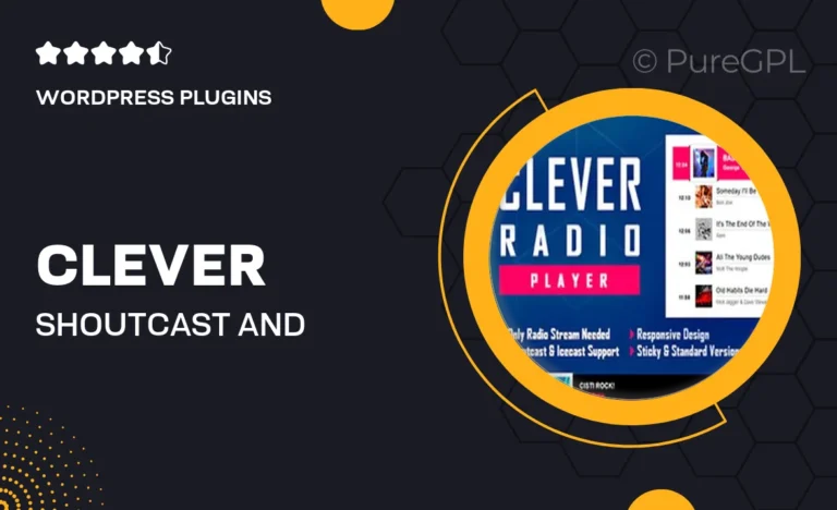 clever shoutcast and icecast radio player for wpbakery page builder