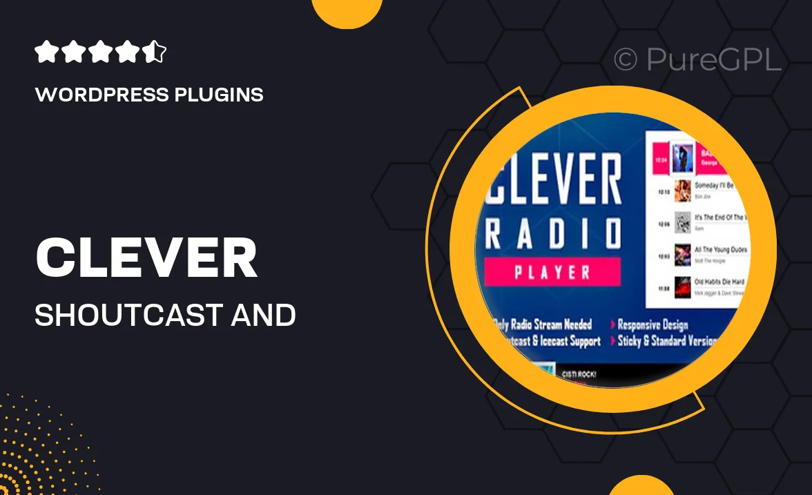 CLEVER – Shoutcast and Icecast Radio Player for WPBakery Page Builder