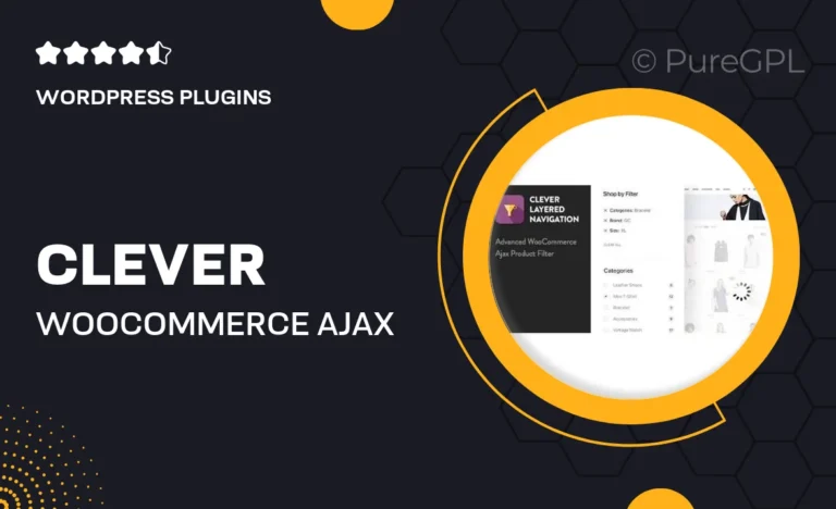 clever woocommerce ajax product filter