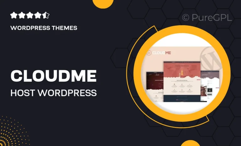 cloudme host wordpress hosting theme