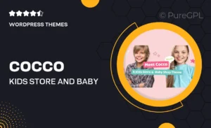 Cocco – Kids Store and Baby Shop Theme