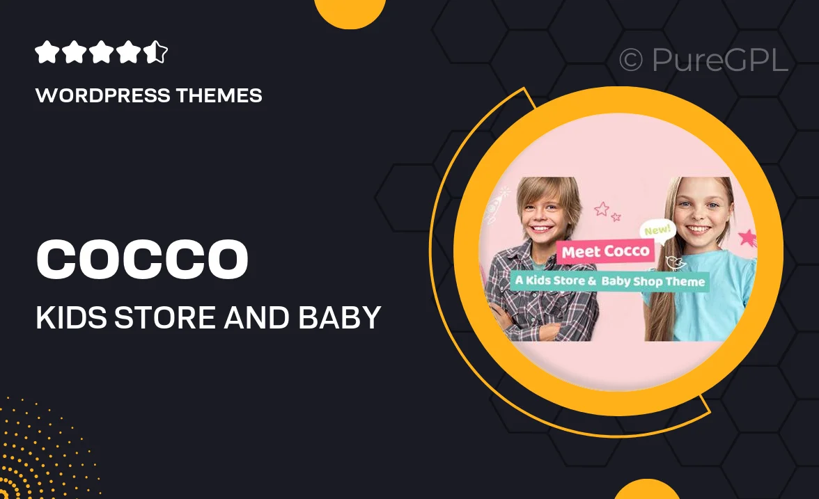 Cocco – Kids Store and Baby Shop Theme