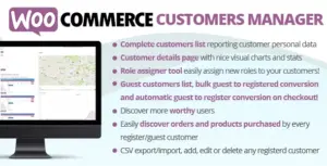 Codecanyon | WooCommerce Customers Manager