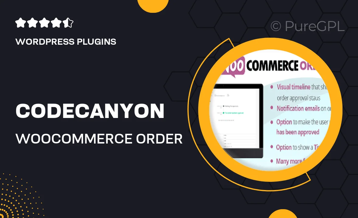 Codecanyon | WooCommerce Order Approval