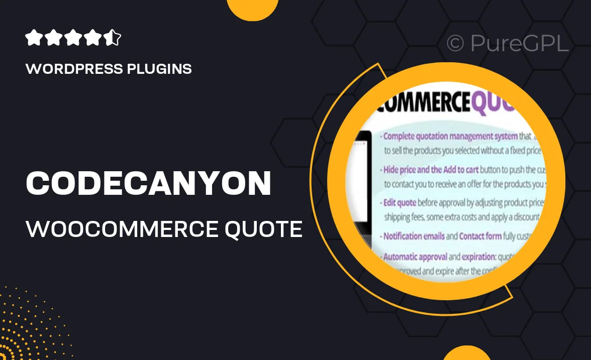 Codecanyon | WooCommerce Quote Plugin